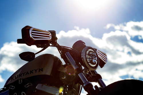 Kuryakyn XL Silver Dillinger Handguards (6708)