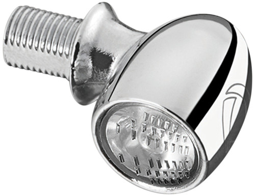Kuryakyn Kellermann Atto Chrome Turn Signal w/Amber LEDs (2521)