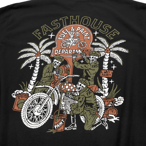 Fasthouse Macabre Mens Short Sleeve T-Shirt