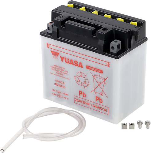 Yuasa YB16C-B High Performance Conventional 12V Battery (YUAM226CB)