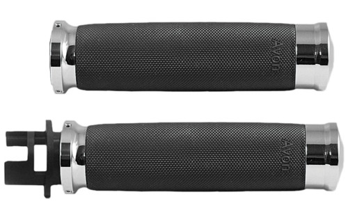 Avon Custom Chrome Touring 1" Handlebar Grips (MT-IN-CC-85-CH)