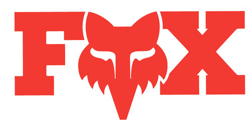 Fox Racing Fox Head X 3" Decal