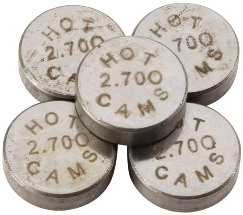 Hot Cams 10.00mm x 2.70mm Valve Shims 5-Pack (5PK1000270)