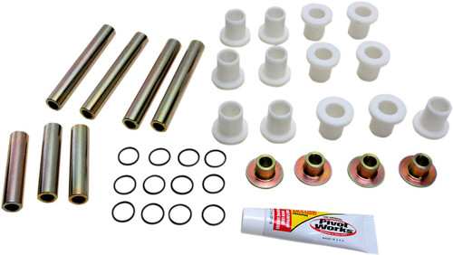 Pivot Works Lower Rear A-Arm Bushing, Shaft & Seal Rebuild Kit (PWAAK-P09-000L)