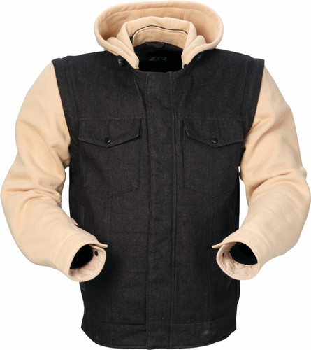 Z1R Baden Mens Motorcycle Riding Hooded Jacket