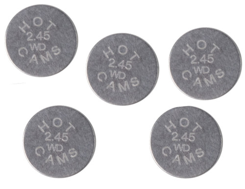 Hot Cams 2.45mm x 7.48mm Valve Shims 5-Pack (5PK748245)