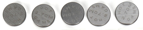 Hot Cams 13mm x 2.70mm Valve Shims 5 Pack (5PK1300270)