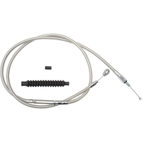 LA Choppers Stainless Clutch Cable for Stock Handlebars (LA-8100C00)