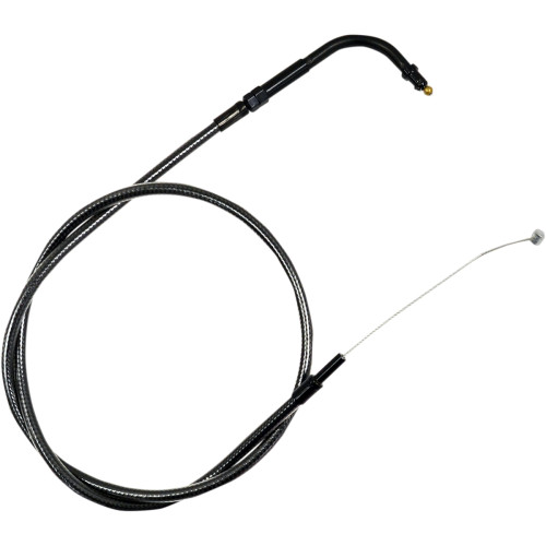LA Choppers Midnight Throttle Cable for 12"-14" Bars (LA-8210TH13M)