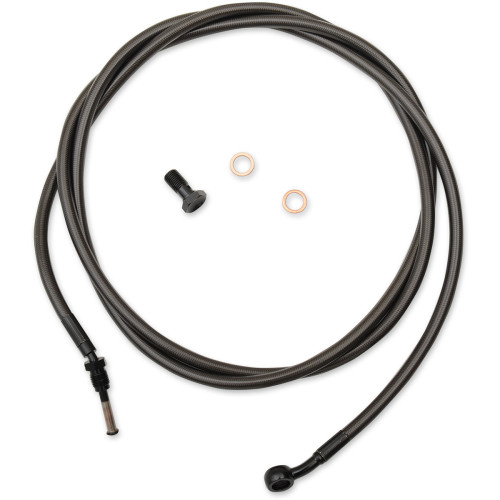LA Choppers Midnight Clutch Cable for 12"-14" Handlebars (LA-8054C13M)