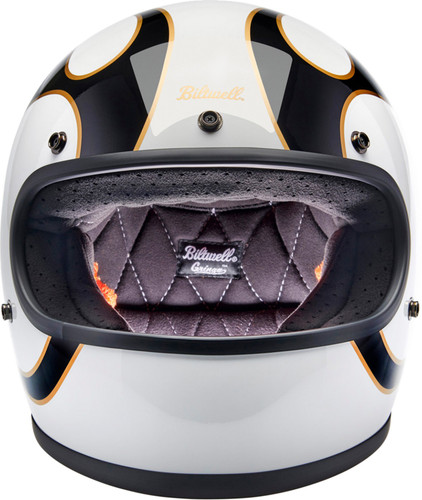 Biltwell Gringo Flames Motorcycle Helmet