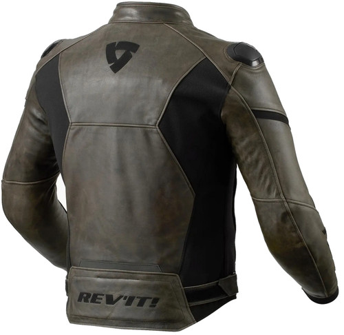 Rev'It Parallax Mens Leather Motorcycle Jacket