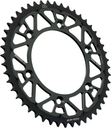 JT Twinstar Steel/Aluminum Gray Rear Sprocket 49 Tooth (JTX210.49GR)