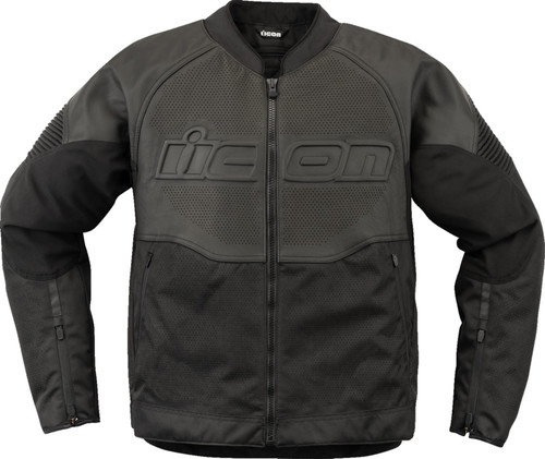 Icon Overlord 3 Mens Leather Motorcycle Jacket