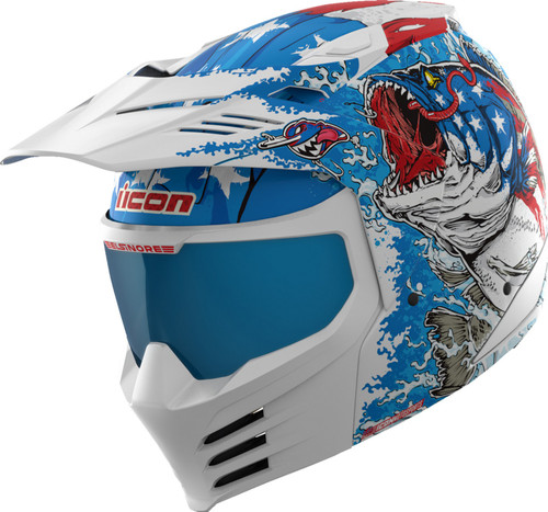 Icon Elsinore American Basstard Modular Motorcycle Helmet