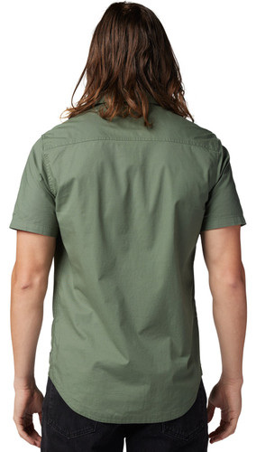 Fox Racing Roger Mens Button Up Short Sleeve Woven Shirt