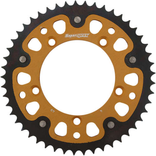 Supersprox Stealth Gold Rear Sprocket 49 Tooth (RST-4-49-GLD)