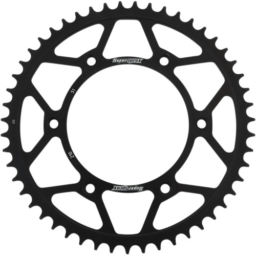 Supersprox Steel Rear Sprocket 51 Tooth (RFE-210-51-BLK)