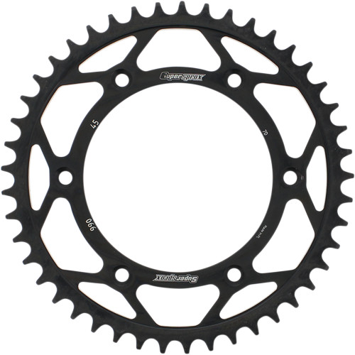 Supersprox Steel Rear Sprocket 45 Tooth (RFE-990-45-BLK)