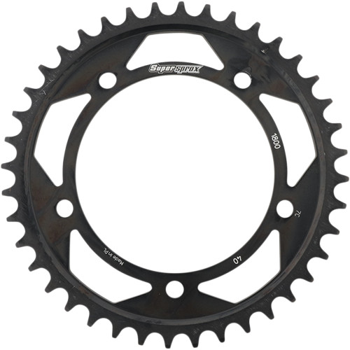 Supersprox 40 Tooth Racing Steel Rear Sprocket (RFE-1800-40-BLK)