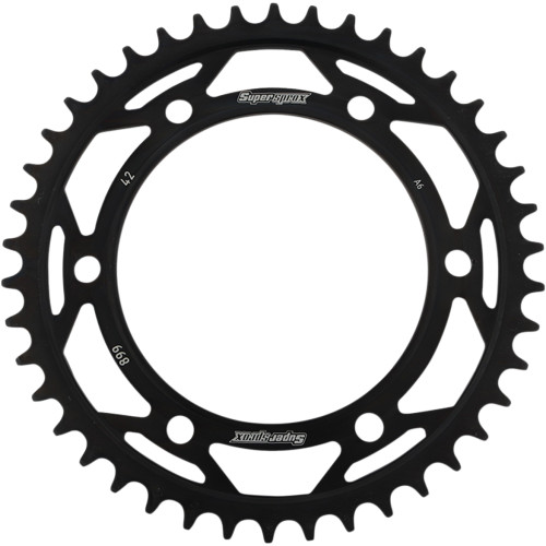 Supersprox Steel Rear Sprocket 42 Tooth (RFE-899-42-BLK)