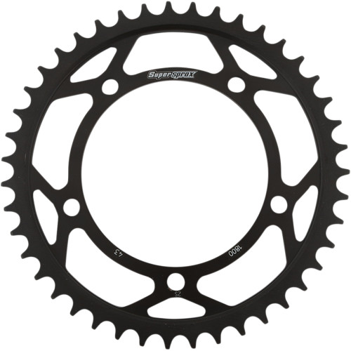Supersprox 43 Tooth Racing Steel Rear Sprocket (RFE-1800-43-BLK)