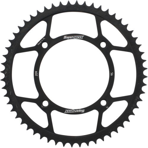 Supersprox Steel Rear Sprocket 56 Tooth (RFE-209-56-BLK)