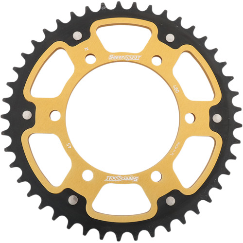Supersprox Stealth Gold Rear Sprocket 45 Tooth (RST-480-45-GLD)