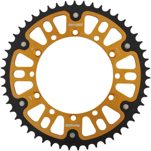 Supersprox Stealth Gold Rear Sprocket 51 Tooth (RST-460-51-GLD)