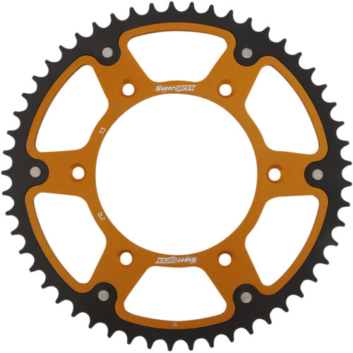 Supersprox Stealth Gold Rear Sprocket 53 Tooth (RST-210-53-GLD)
