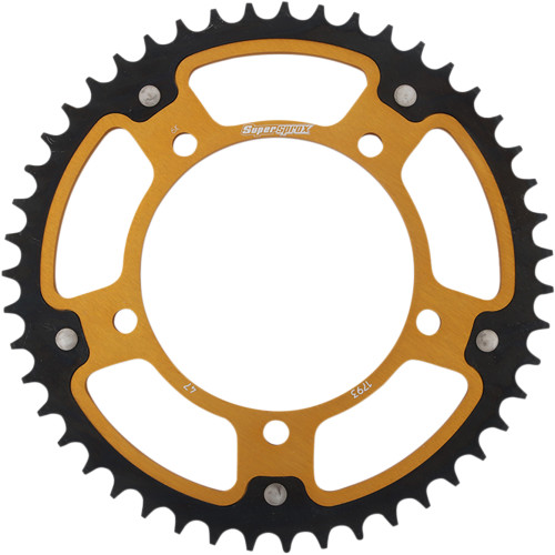 Supersprox Stealth Gold Rear Sprocket 47 Tooth (RST-1793-47-GLD)