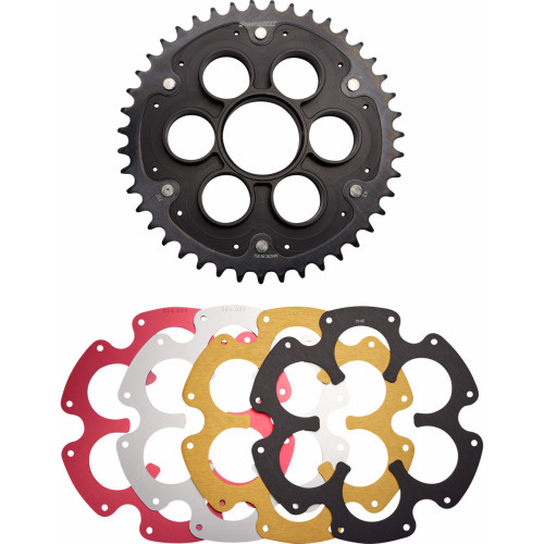 Supersprox Edge Aluminum/Steel Rear Sprocket 43 Tooth (RSA-737-43-KIT)