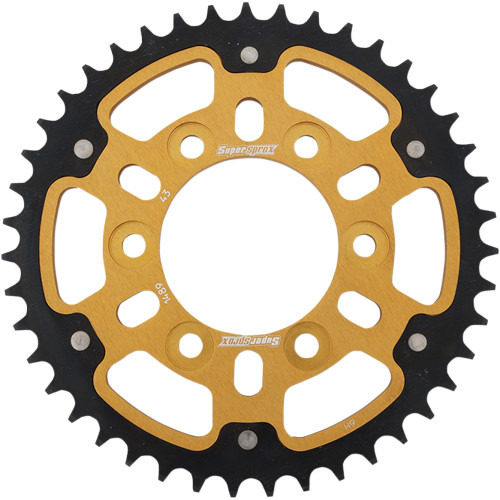 Supersprox Stealth Gold Rear Sprocket 43 Tooth (RST-1489-43-GLD)