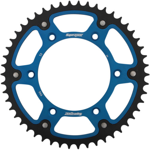 Supersprox Stealth Blue Rear Sprocket 50 Tooth (RST-990-50-BLU)