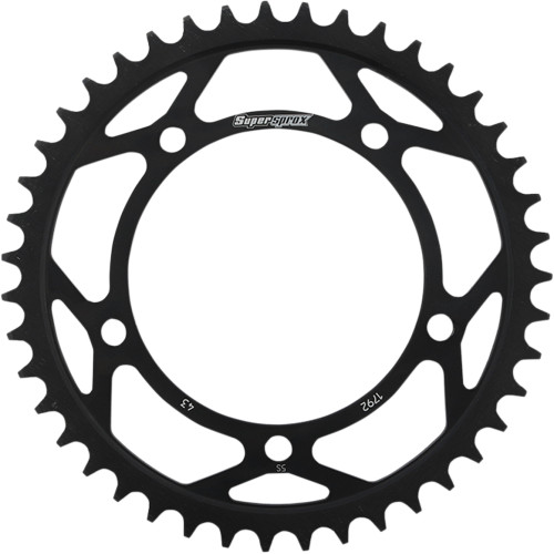 Supersprox 43 Tooth Racing Steel Rear Sprocket (RFE-1792-43-BLK)