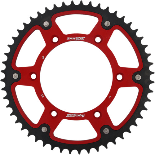 Supersprox Stealth Red Rear Sprocket 52 Tooth (RST-210-52-RED)
