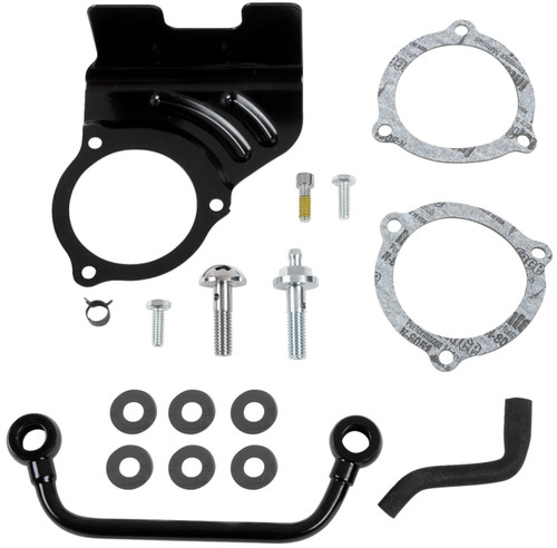 S&S Tuned Induction Air Cleaner Kit - Gloss Black (170-0637A)