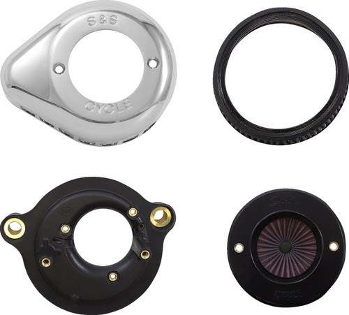 S&S Stealth Air Stinger Cleaner Kit - Chrome Teardrop - '17-up M8 (170-0717A)