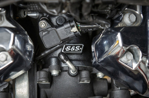 S&S 55mm High-Flow Performance Manifold | Black | '17-23 Harley M8 (160-0276)
