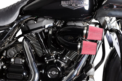 S&S Black Tuned Induction Air Cleaner Kit (170-0567A)