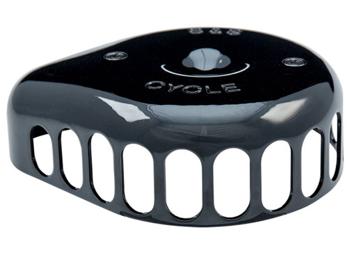S&S Gloss Black Mini Teardrop Stealth Air Cleaner Kit (170-0438)