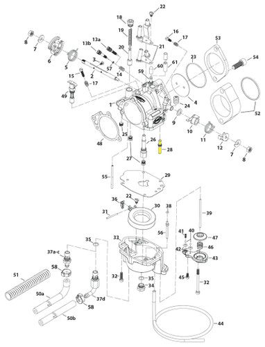 S&S .040" Series 94 Intermediate Jet for Super E & G Carburetor 3-Pack (11-7115)