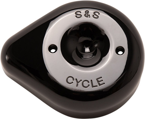 S&S Gloss Black Teardrop Stealth Air Cleaner Cover (170-0531)