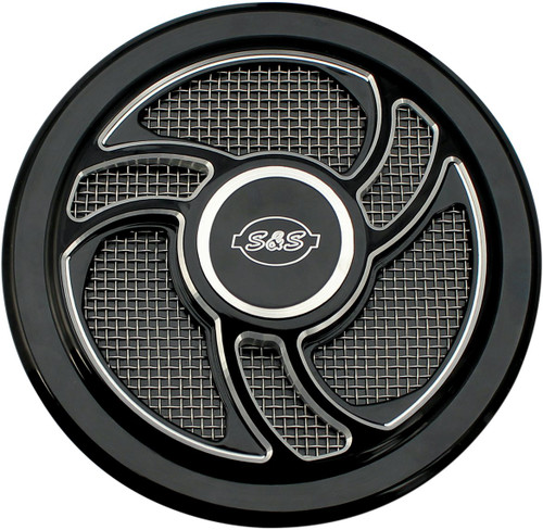 S&S Gloss Black Torker Stealth Air Cleaner Cover (170-0206)