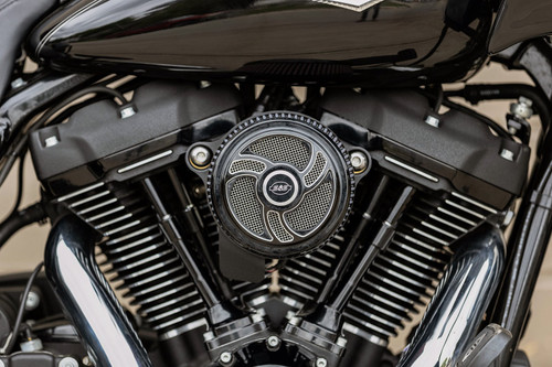 S&S Gloss Black Torker Stealth Air Cleaner Cover (170-0206)