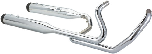 S&S Dual Stainless Steel Chrome 2-1 El Dorado Full Exhaust System (550-0699C)