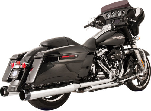 S&S Dual Stainless Steel Chrome 2-1 El Dorado Full Exhaust System (550-0699C)