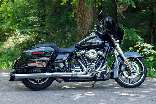 S&S Dual 4.5" Chrome MK45 Cutlass Performance Mufflers (550-1011)