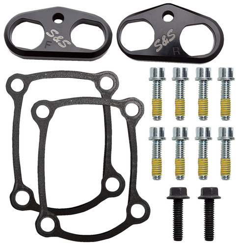 S&S Tappet Cuffs - Black Aluminum - '17-up Harley M8 (330-0655)