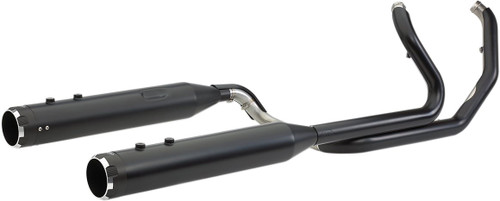 S&S Dual Stainless Steel Black 2-1 El Dorado Full Exhaust System (550-0679B)